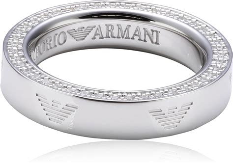 emporio armani sterling silver ring.